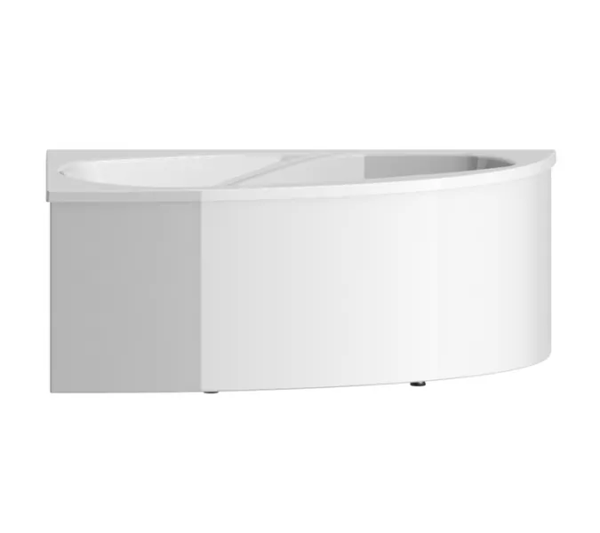 Ванна Astra-Form Тиора из литьевого мрамора 155 х105 см, Ориентация: левая, изображение 4