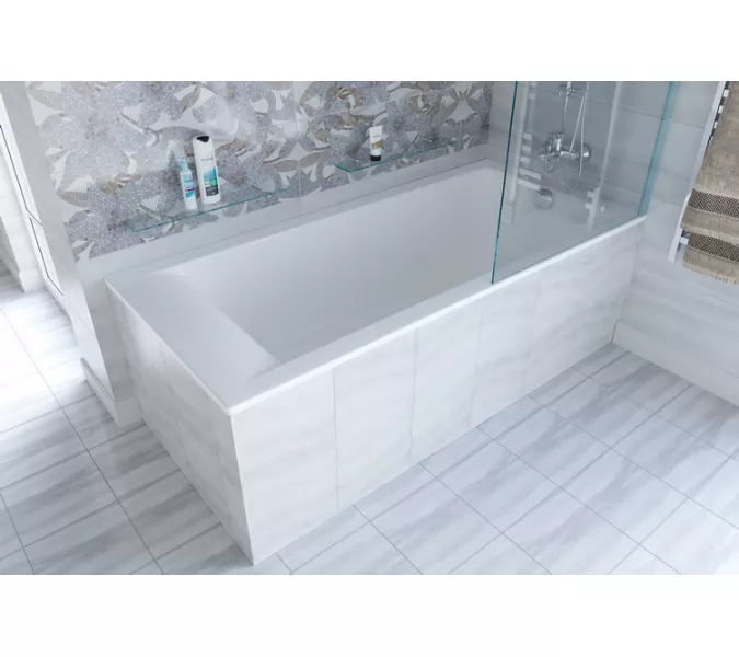 Ванна Astra-Form Нейт из литьевого мрамора 150/ 160 /170/ 180 см, Выбрать размер: 150х70, изображение 10