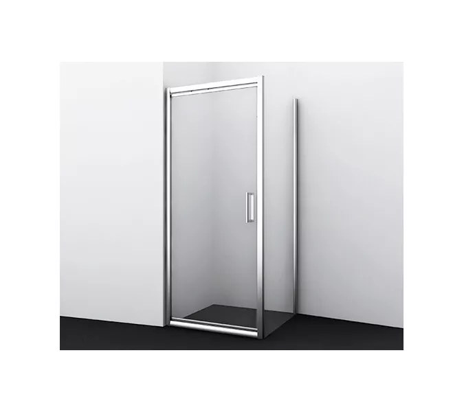 Душевой уголок квадратный WasserKRAFT Salm, Цвет стекла: прозрачное, Цвет профиля: Хром, Выбрать размер: 80х80, изображение 6