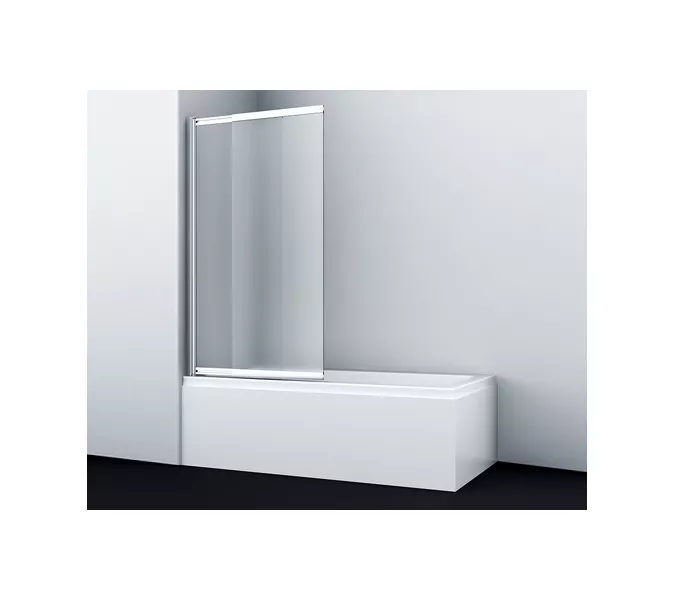 Стеклянная шторка WasserKRAFT Main матовое/хром, Цвет стекла: матовое, Цвет профиля: Хром, Выбрать размер: 100, Внешний вид: с фиксатором двери, Ориентация: Левая, изображение 8