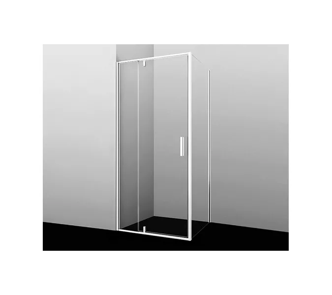Душевой уголок  WasserKRAFT Neime, Цвет стекла: прозрачное, Цвет профиля: Белый, Выбрать размер: 90х90, изображение 2