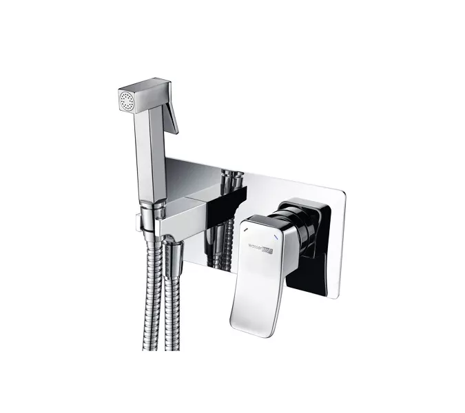 Встраиваемый смеситель для душа с гигиенической лейкой WasserKRAFT Aller 1060 10638