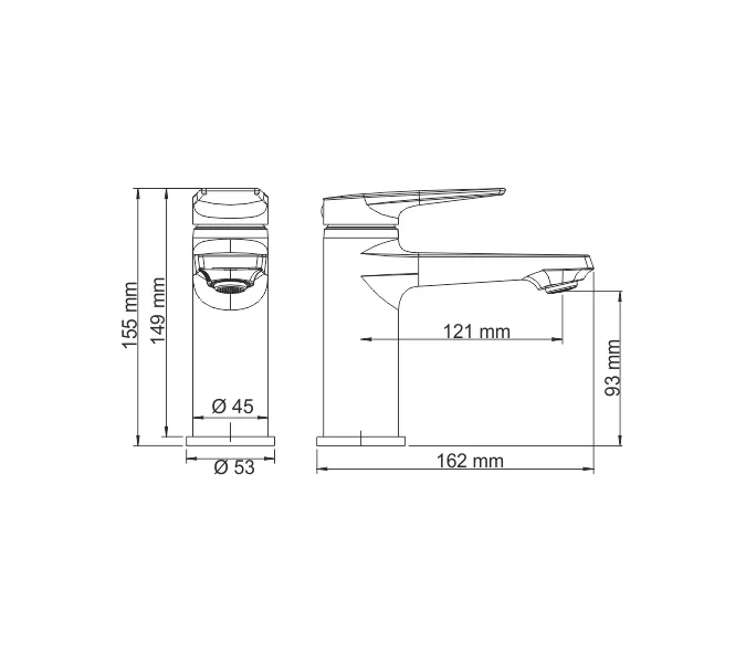 Смеситель для умывальника WasserKRAFT Glan 6603, изображение 3