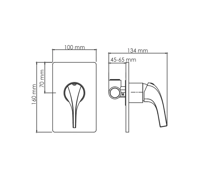 Смеситель для душа WasserKRAFT Sauer 7151, изображение 3