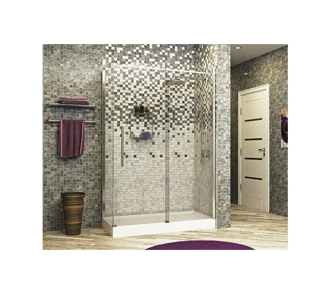 Душевой уголок WasserKraft  Dinkel 58R06, Цвет стекла: прозрачное, Цвет профиля: Хром, Выбрать размер: 80х120, изображение 2