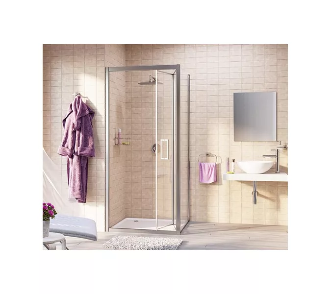 Душевой уголок WasserKRAFT Weser 78F03/78F19/78F18/78F22, Цвет стекла: прозрачное, Цвет профиля: Хром, Выбрать размер: 90х90, изображение 6