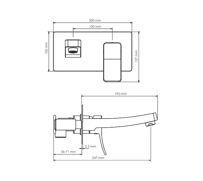 Смеситель для умывальника WasserKRAFT Aller 1060 10630, изображение 2