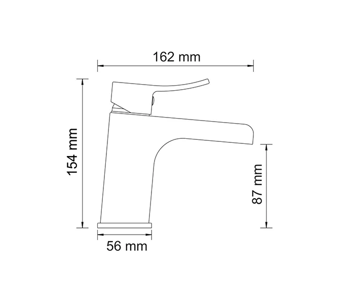 Каскадный смеситель для умывальника WasserKRAFT Aller 1060 1069, изображение 3