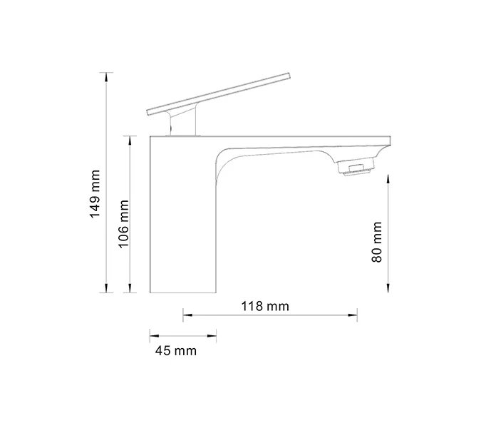 Смеситель для умывальника WasserKRAFT Alme 1500 1503, изображение 3