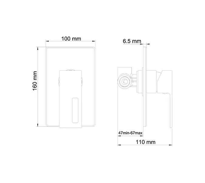 Смеситель для душа WasserKRAFT Alme 1500 1551, изображение 3