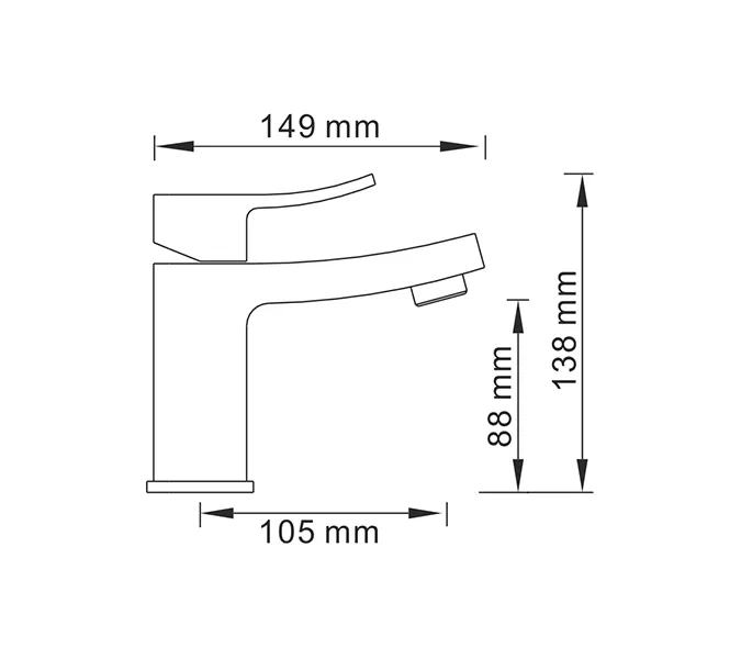 Смеситель для умывальника WasserKRAFT Exter 1600 1603, изображение 3