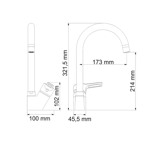 Смеситель для кухни WasserKRAFT Ruhr 24407, изображение 2