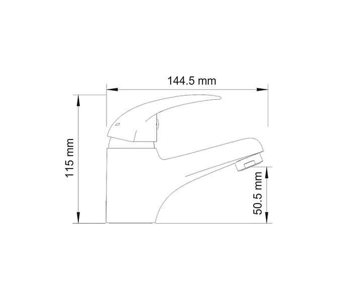 Смеситель для умывальника WasserKRAFT Isen 2600 2603, изображение 3