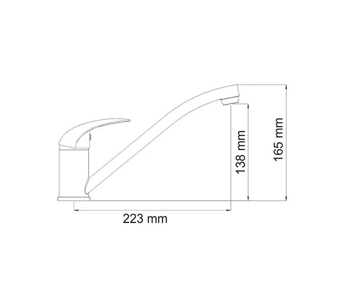 Смеситель для кухонной мойки WasserKRAFT Isen 2600 2607, изображение 3