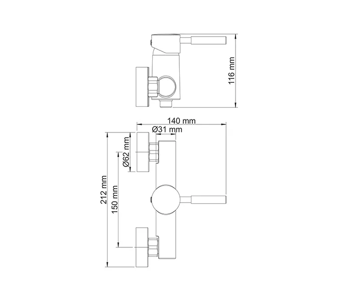 Смеситель для душа WasserKRAFT Main 4100 4102, изображение 3