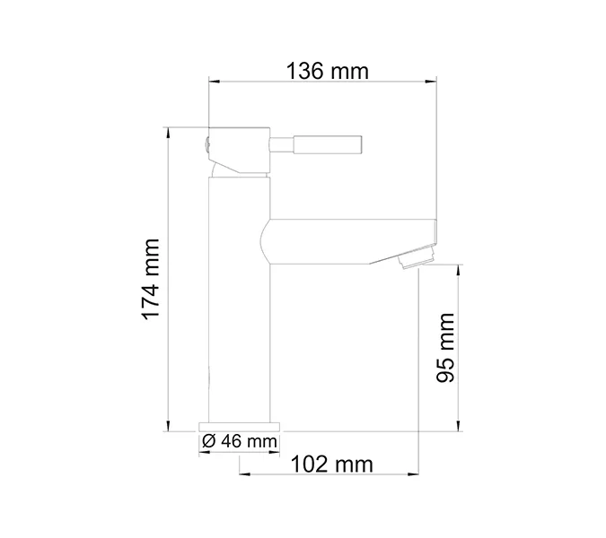 Смеситель для умывальника WasserKRAFT Main 4100 4104, изображение 3