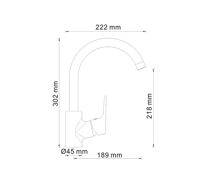 Смеситель для кухонной мойки WasserKRAFT Lippe 4500 4507, изображение 3