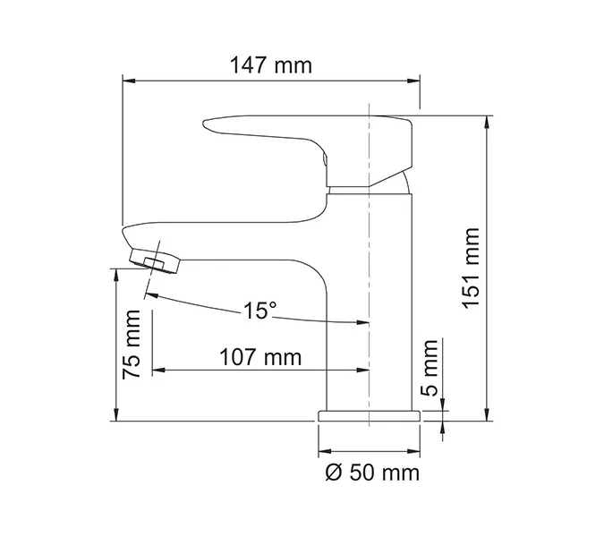 Смеситель для умывальника WasserKRAFT Vils 5600 5603, изображение 3