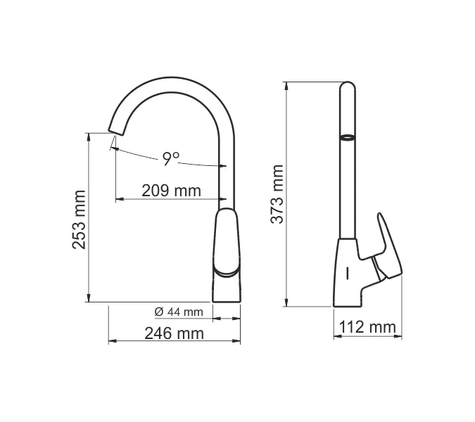 Смеситель для кухни WasserKRAFT Vils 5600 5607, изображение 3