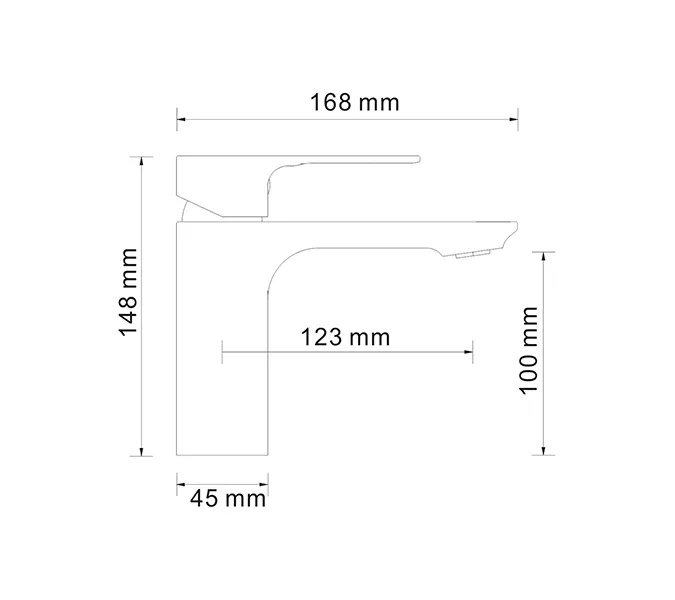 Смеситель для умывальника WasserKRAFT Dinkel 5800 5803, изображение 3