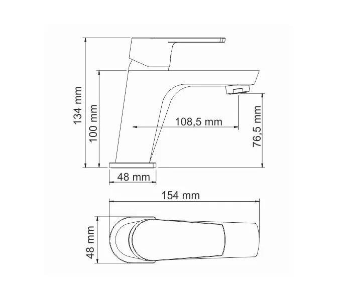Смеситель WasserKRAFT Dill 6100 6103, изображение 3
