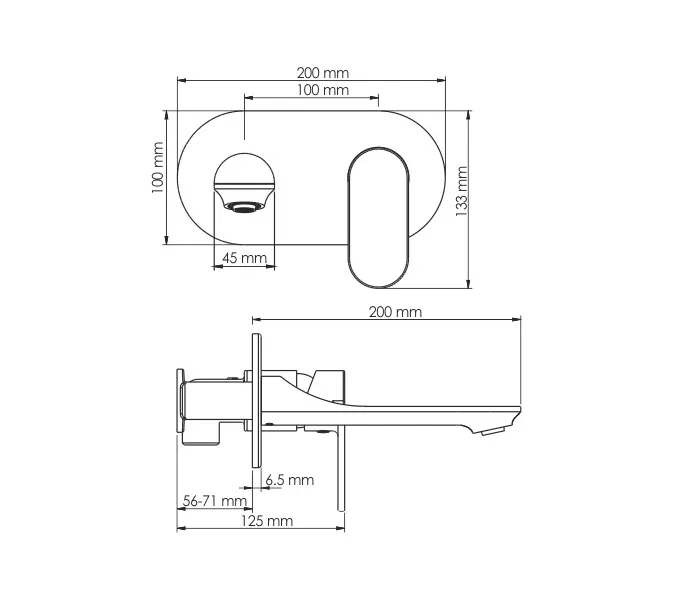 Смеситель для умывальника WasserKRAFT Elbe 7400 7430, изображение 3