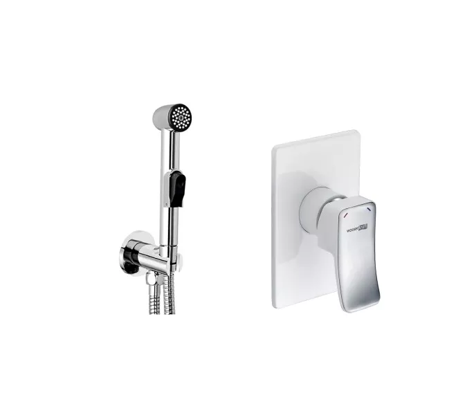 Встраиваемый комплект  WasserKRAFT A010656WHITE  для биде со шлангом, изображение 2