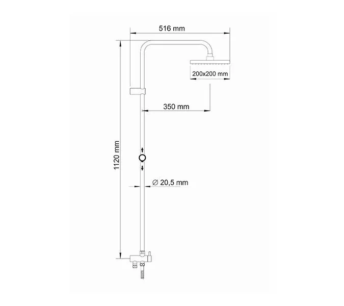 Душевой комплект WasserKRAFT Exter 1600 A040, изображение 3