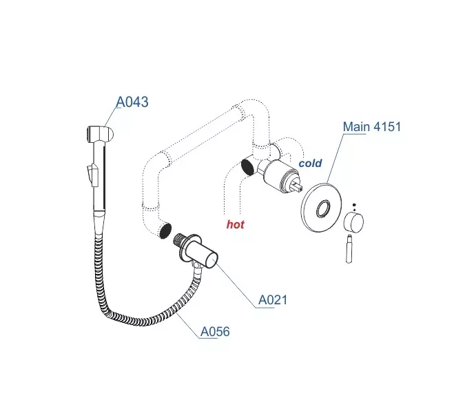 Встраиваемый комплект  WasserKRAFT A14156, изображение 3