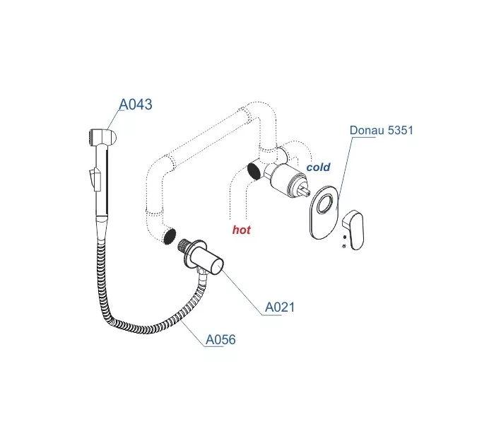 Встраиваемый комплект  WasserKRAFT A15356, изображение 3