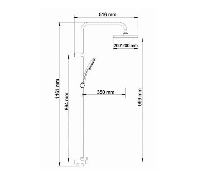Душевой комплект WasserKRAFT A017, изображение 3