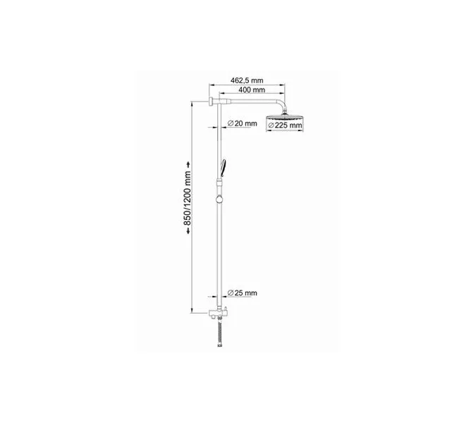 Душевой комплект WasserKRAFT A066, изображение 3
