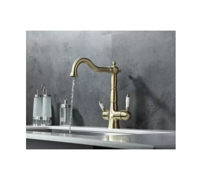 Смеситель Lemark Villa LM4858B для кухни  с подключением к фильтру с питьевой водой, изображение 2