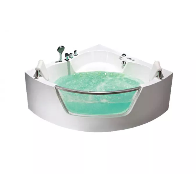 Гидромассажная ванна Frank F165/164 угловая, Выбрать размер: 140х140