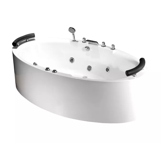 Гидромассажная ванна Frank F163 овальная 200х110, изображение 2