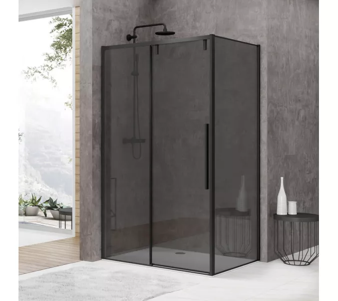 Душевой угол Black & White S898, Выбрать размер: 80x120