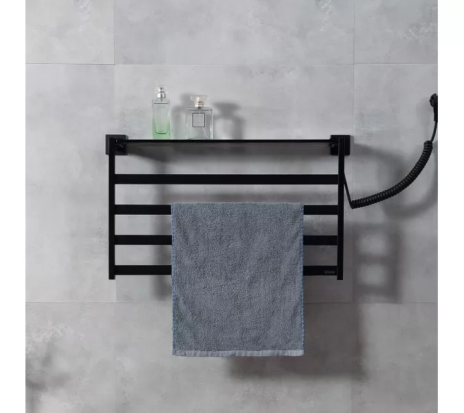Электрический полотенцесушитель Black&White N-333W/B, Выбрать цвет: Черный