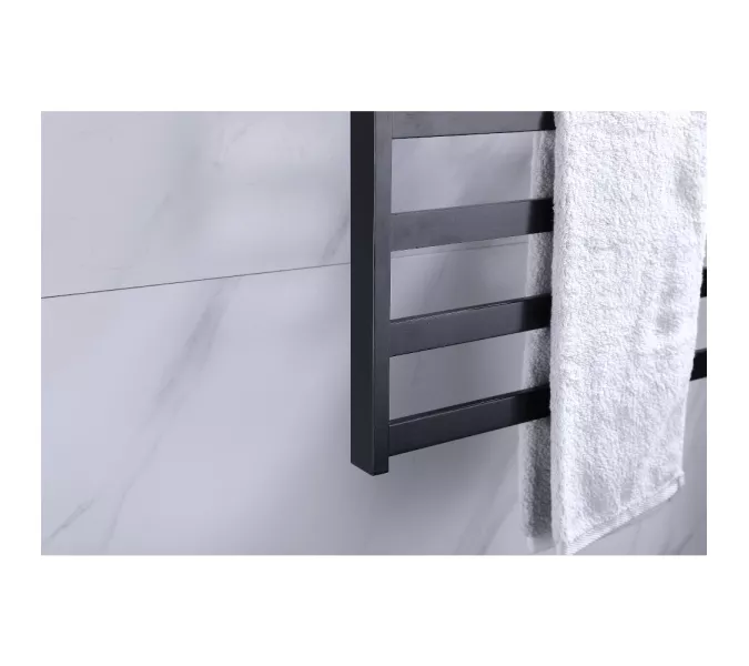 Электрический полотенцесушитель Black&White N-333W/B, Выбрать цвет: Черный, изображение 6