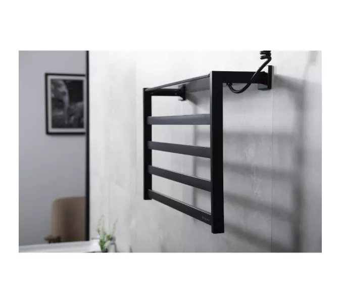 Электрический полотенцесушитель Black&White N-333W/B, Выбрать цвет: Черный, изображение 2