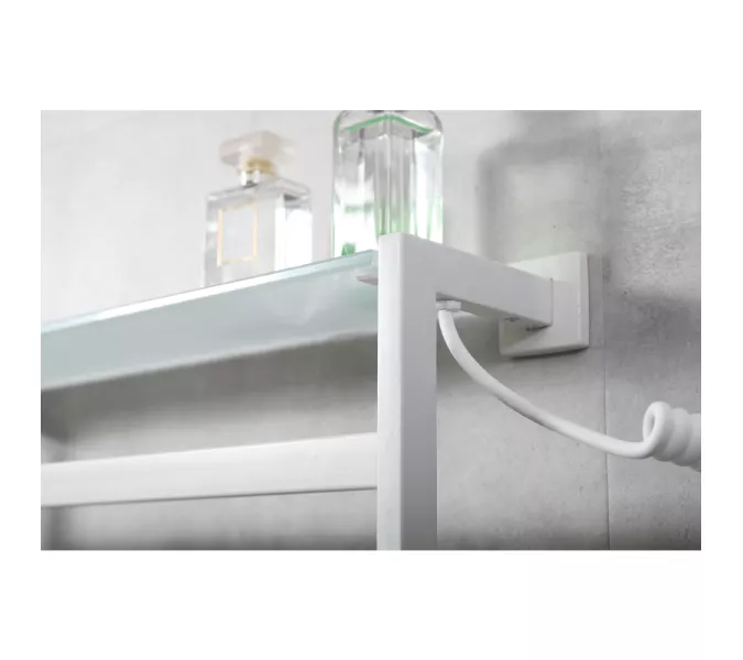 Электрический полотенцесушитель Black&White N-333W/B, Выбрать цвет: Белый, изображение 6