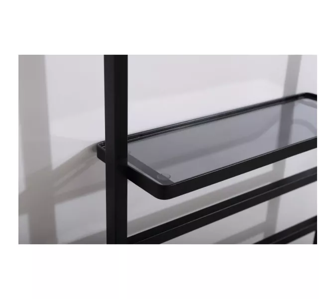 Электрический полотенцесушитель Black&White N-337B, Выбрать цвет: Чёрный, изображение 5