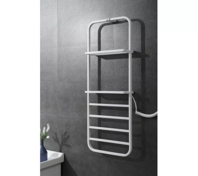 Электрический полотенцесушитель Black&White N-337W, Выбрать цвет: Белый, изображение 2