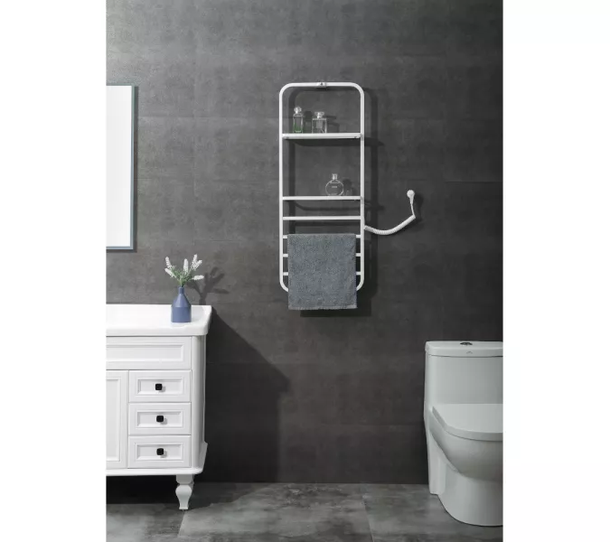 Электрический полотенцесушитель Black&White N-337W, Выбрать цвет: Белый, изображение 8