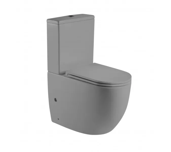 Унитаз компакт WeltWasser MERZBACH 001 серый матовый, Выбрать цвет: Серый матовый