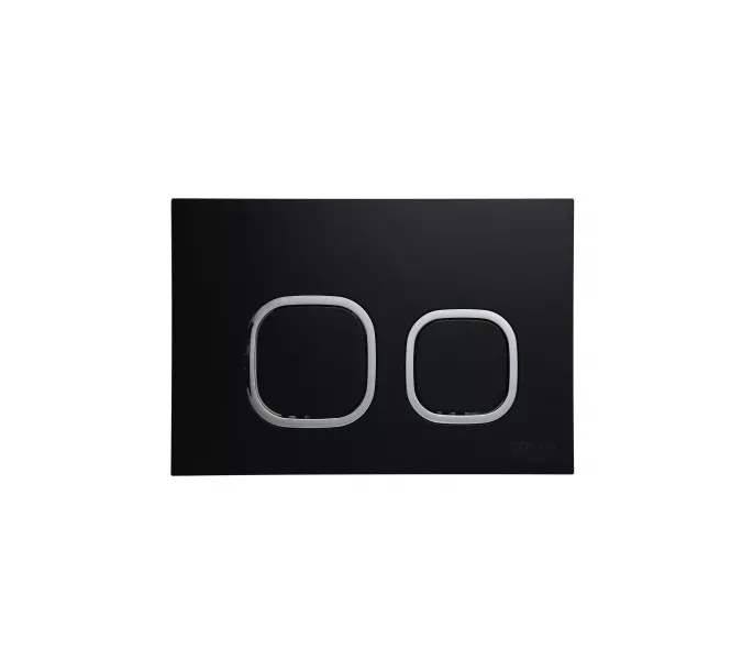 Кнопка для инсталляции WeltWasser AMBERG RD-BL черная матовая, Выбрать цвет: Черный матовый