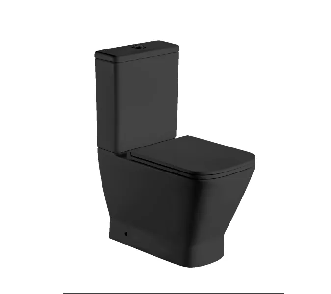 Унитаз компакт WeltWasser ROTBACH 001 черный матовый, Выбрать цвет: чёрный матовый