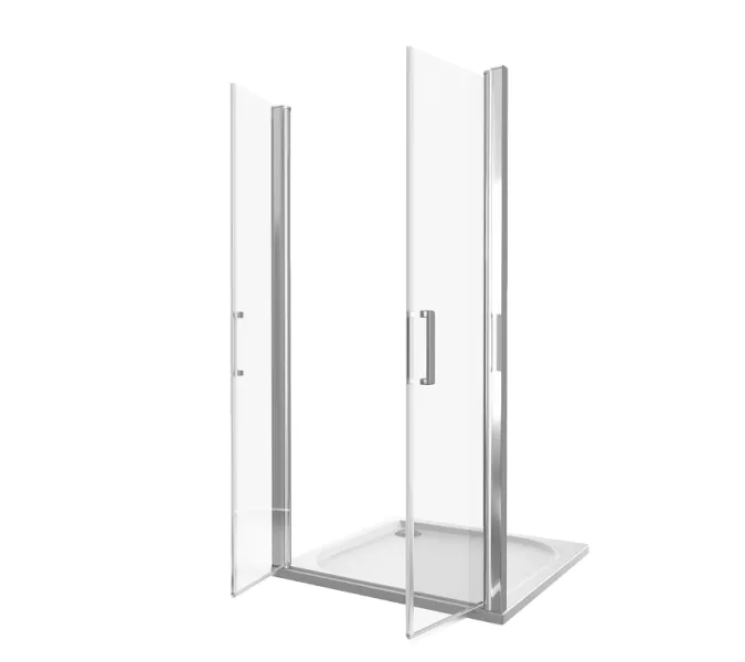 Душевая дверь распашная Good Door FANTASY SD, Выбрать размер: 80, Цвет стекла: прозрачное, изображение 3