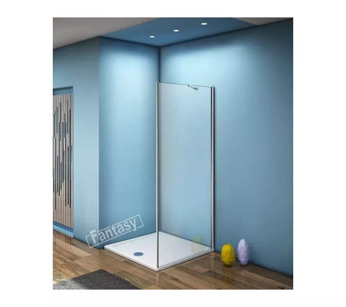 Боковая часть Good Door FANTASY SP, Цвет стекла: прозрачное, Цвет профиля: Хром, Выбрать размер: 80, изображение 2