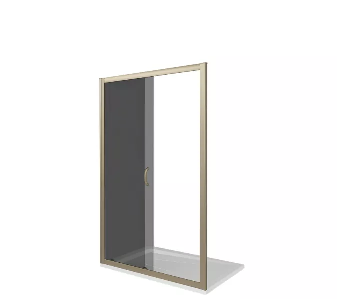 Душевая дверь раздвижная Good Door JAZZE WTW тонированное стекло, Выбрать размер: 120, изображение 3