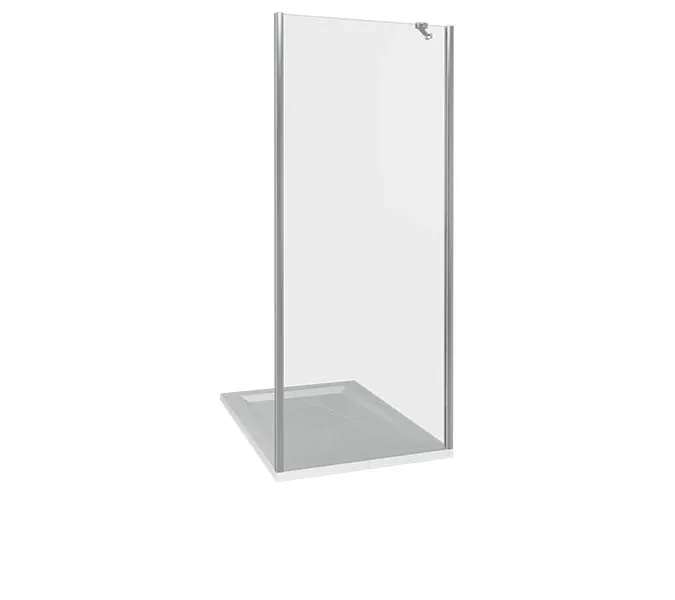 Боковая часть Good Door  PANDORA SP, Цвет стекла: прозрачное, Цвет профиля: Хром, Выбрать размер: 80